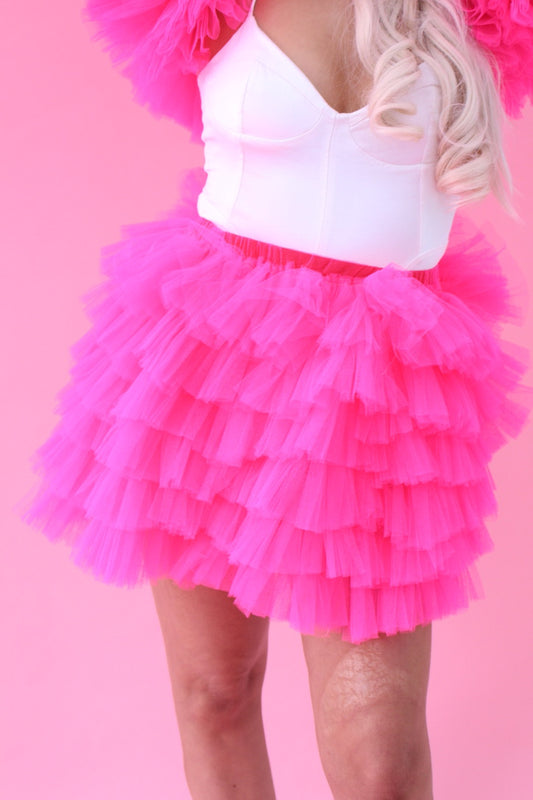 RUFFLE MINI TUTU SKIRT