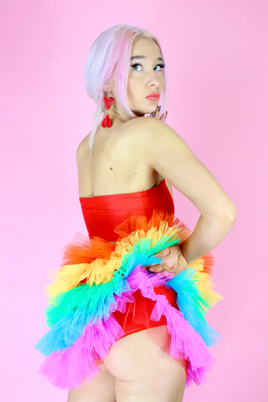 RAINBOW MINI SKIRT 🌈