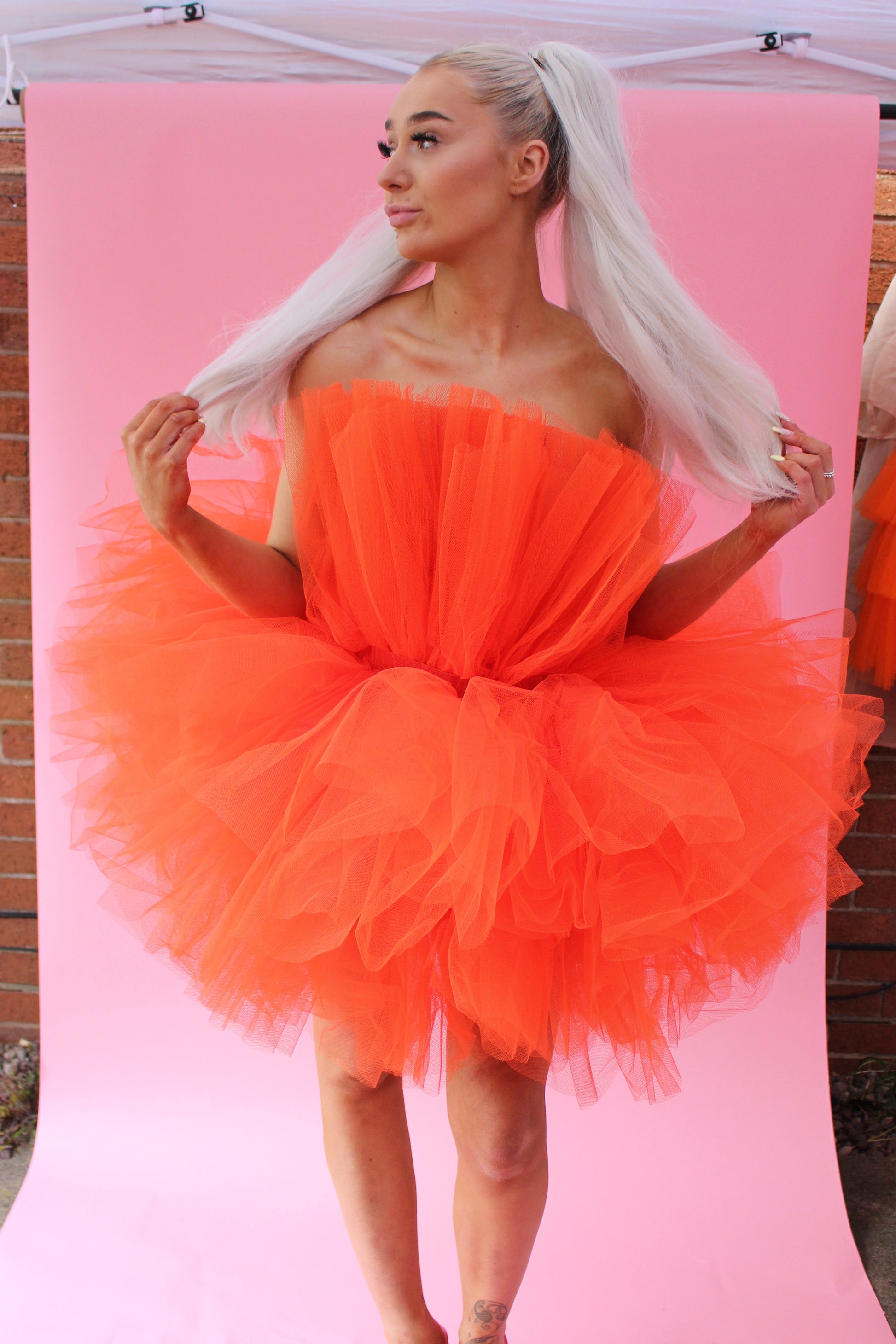 MINI BACKLESS TUTU DRESS