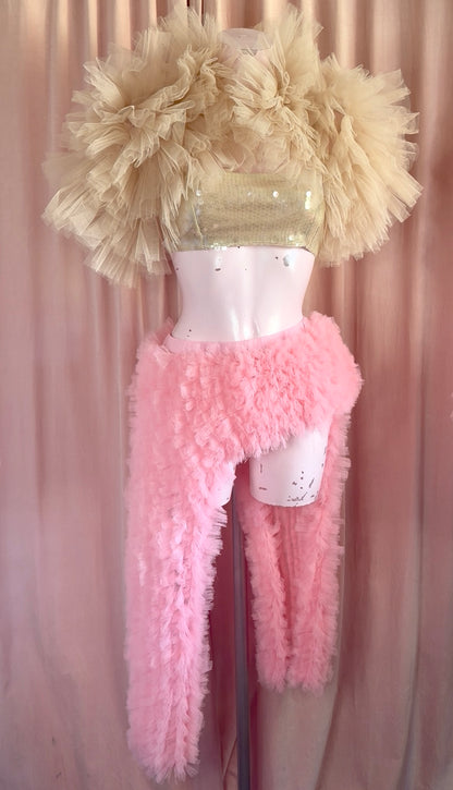 The Mini Ruffle Asymmetric Skirt