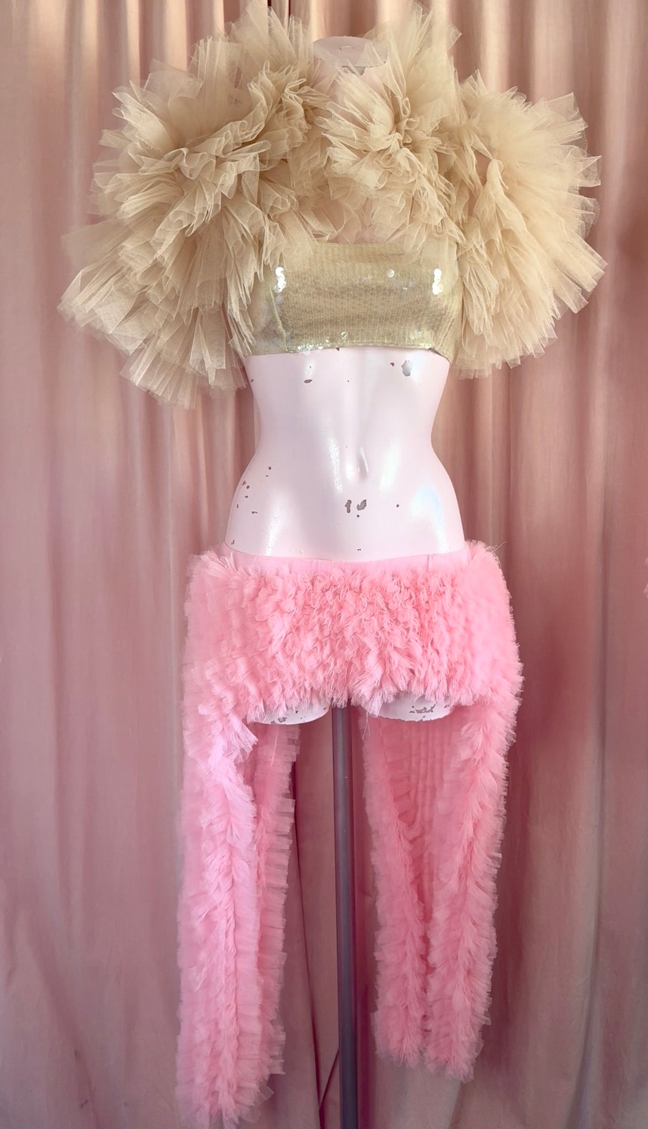 The Mini Ruffle Asymmetric Skirt