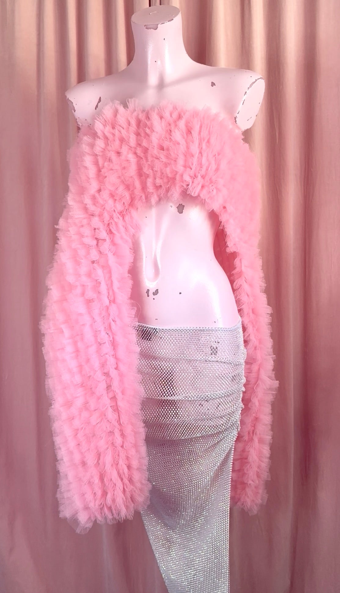 The Mini Ruffle Asymmetric Skirt