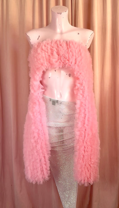 The Mini Ruffle Asymmetric Skirt