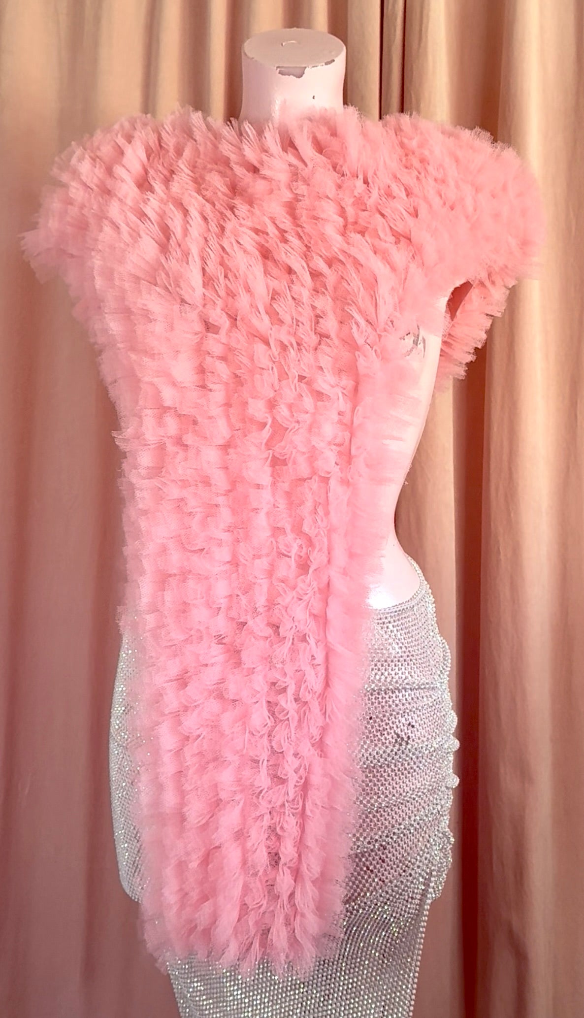 The Mini Ruffle Asymmetric Skirt