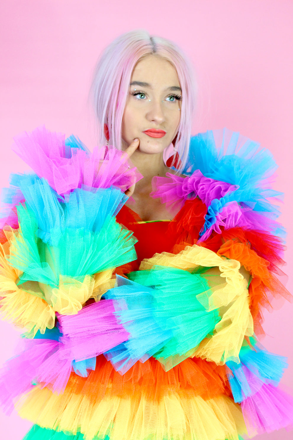 Rainbow Ruffle Jacket – That's Sew Maisie
